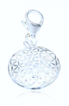 blume-des-lebens-charm-silber-kette