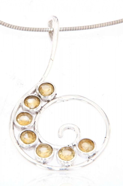 anhaenger-spirale-citrin-silber-schmuck