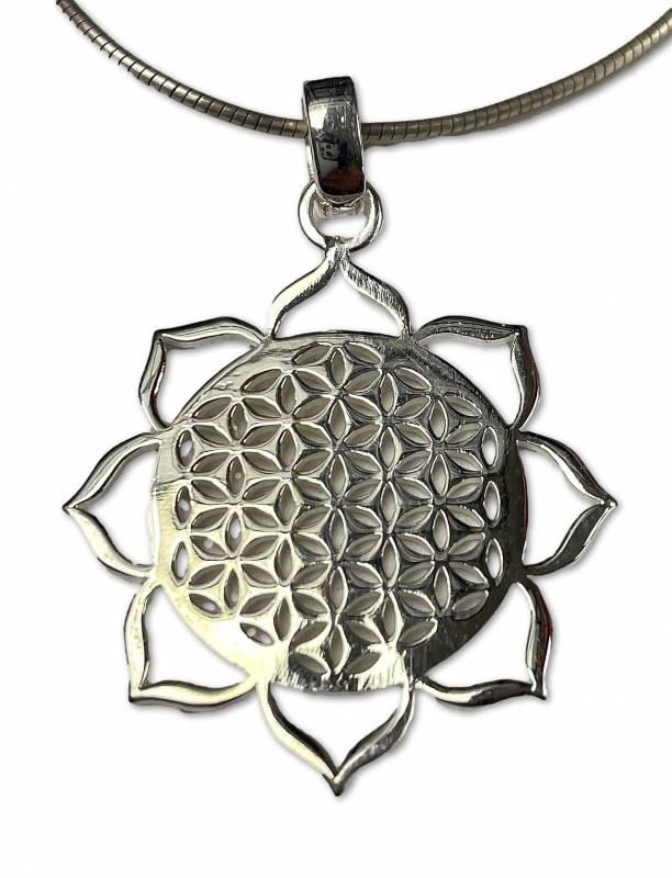 blume-des-lebens-anhaenger-edelstein-trommelstein-heilstein-gebohrt