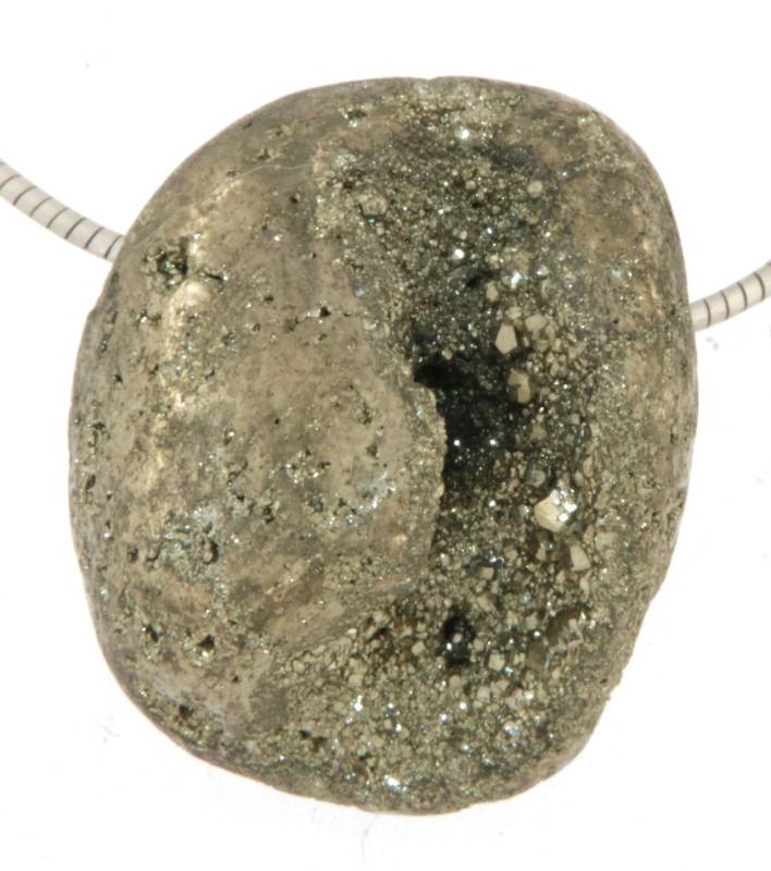 pyrit-anhaenger-edelstein-trommelstein-heilstein-gebohrt