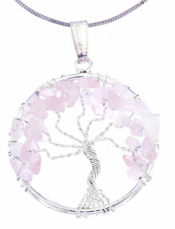 rosenquarz-baum-des-lebens-anhaenger-edelstein-trommelstein-heilstein-gebohrt