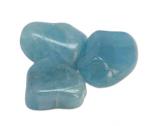 Aquamarin - Edelstein - Trommelstein - Handschmeichler - A Qualität #6245 - seelensteinchen