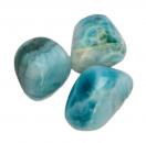 Larimar - Edelstein - Trommelstein - Handschmeichler - A Qualität #6114