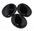 Obsidian - Edelstein - Trommelstein - Scheibenstein - Handschmeichler - A Qualität #5727