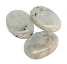 Regenbogen Mondstein - weisser Labradorit  - Edelstein - Scheibenstein - Handschmeichler - A Qualität #6239 - seelensteinchen